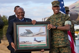 U.S. and Botswana C-130 Transfer