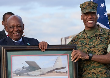 U.S. and Botswana C-130 Transfer