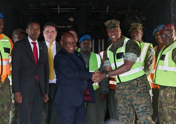 U.S. and Botswana C-130 Transfer