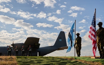 U.S. and Botswana C-130 Transfer
