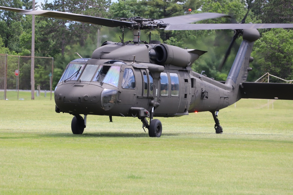 June 2024 UH-60 Black Hawk training operations at Fort McCoy