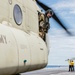 An Army CH-47 Chinook Conducts Deck Landing Qualifications on George Washington