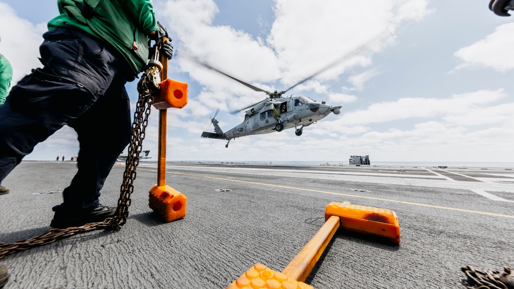 George Washington Conducts Flight Operations