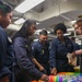 Sailors aboard the USS Howard hold a pride month celebration in the East China Sea