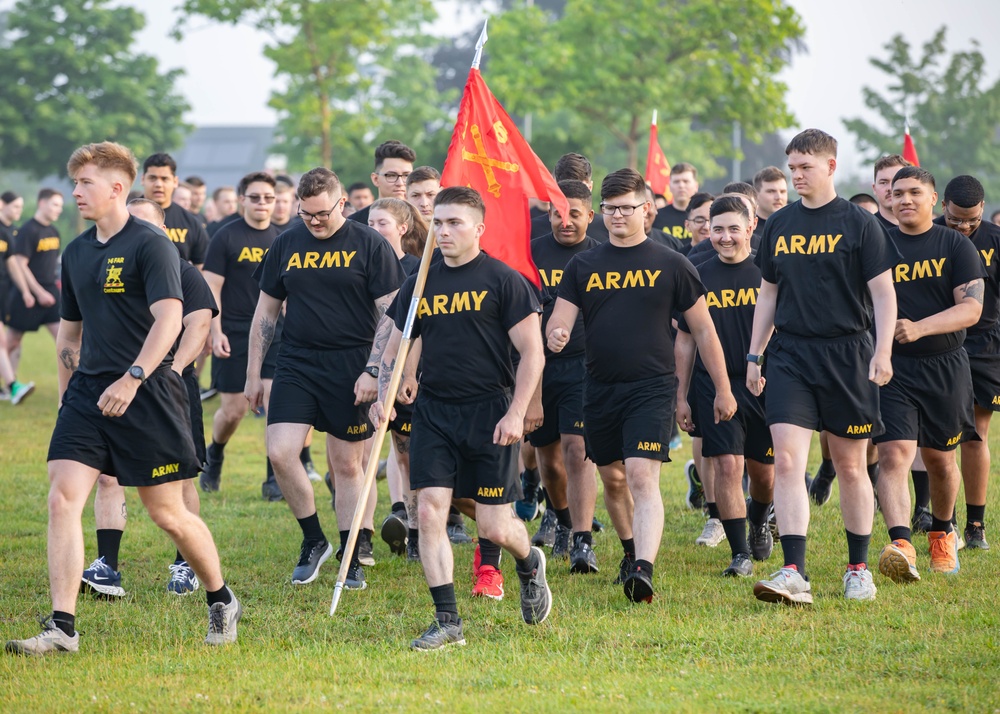41st Field Artillery Brigade Run &amp; PT Competition