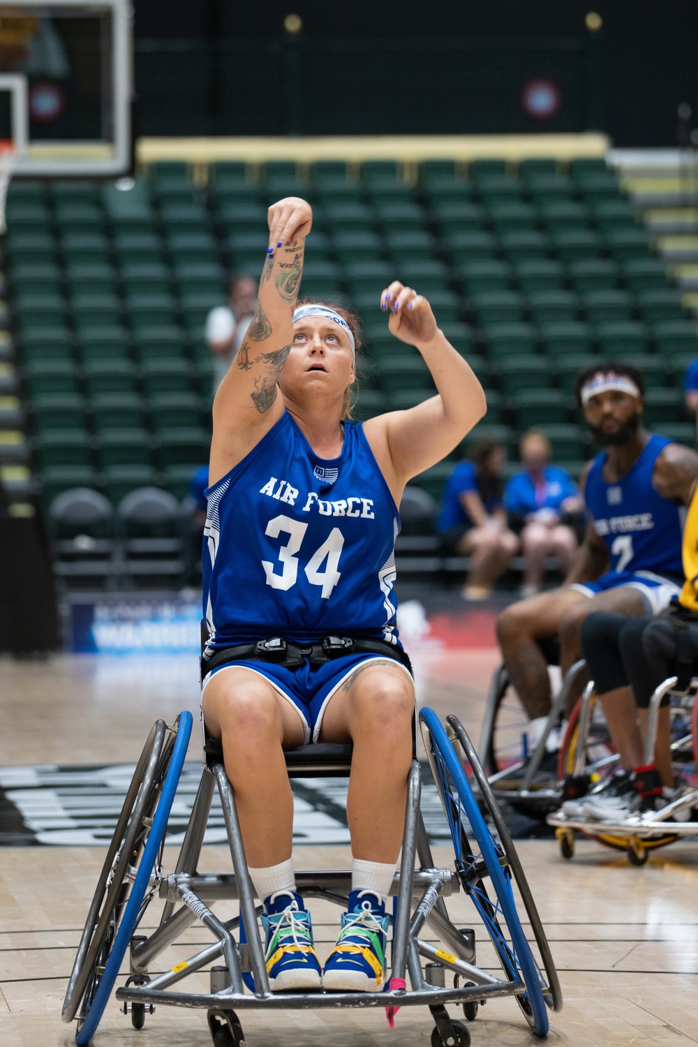 2024 Warrior Games | Wheelchair Basketball | Team Air Force | SSgt Carly James (ret)