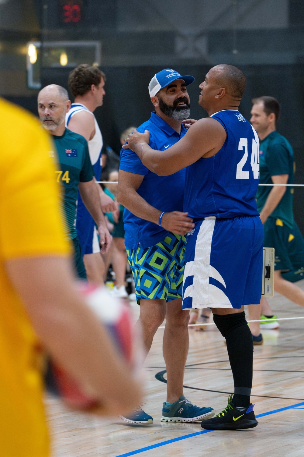 2024 Warrior Games | Sitting Volleyball | Team Air Force | SMSgt Brian William |  MSgt Andres Rodriguez (ret)