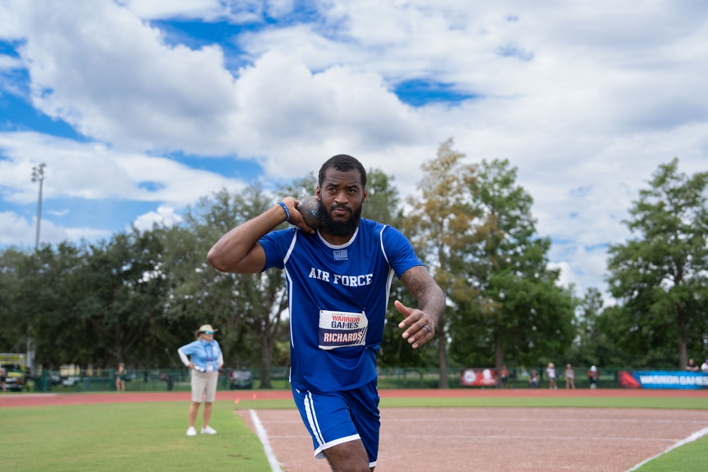 2024 Warrior Games | Field | Team Air Force | SrA James Richards (ret)