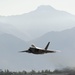 USAF F-22 Raptors and German Air Force PA-200 Tornados train at JBER