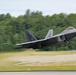 USAF F-22 Raptors and German Air Force PA-200 Tornados train at JBER