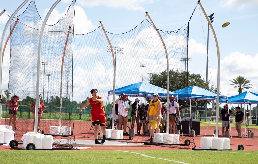 Field Event during the 2024 DoD Warrior Games