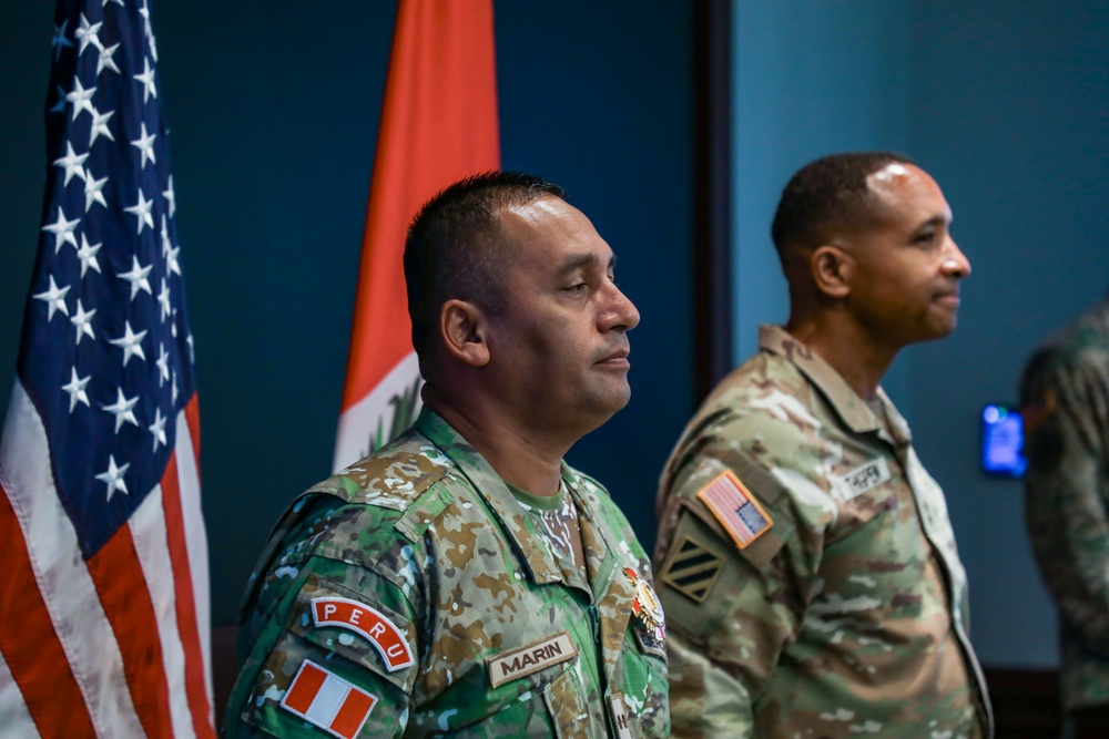 Maj. Gen. William Thigpen receives Peruvian Cross for Military Merit