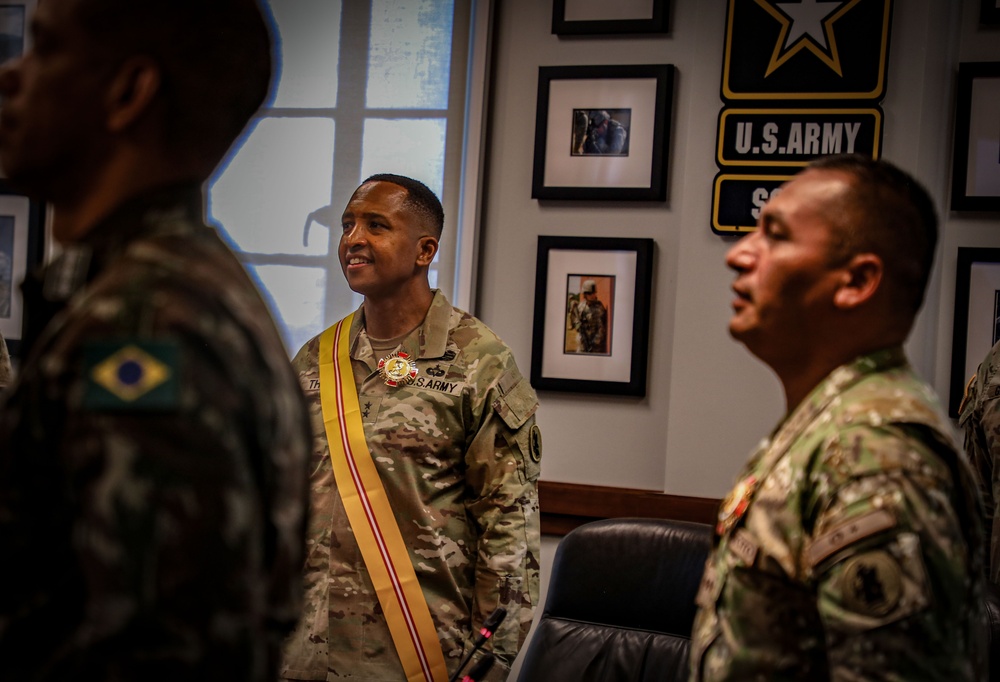 Maj. Gen. William Thigpen receives Peruvian Cross for Military Merit