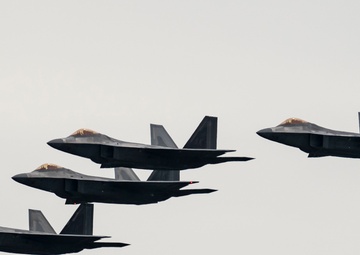 3rd Wing conducts a missing man formation flyover in remembrance of Captain Brock McArdle