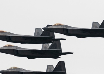 3rd Wing conducts a missing man formation flyover in remembrance of Captain Brock McArdle