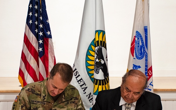 USACE, Pueblo of Isleta sign Tribal partnership agreement for Pottery Mound cultural preservation study