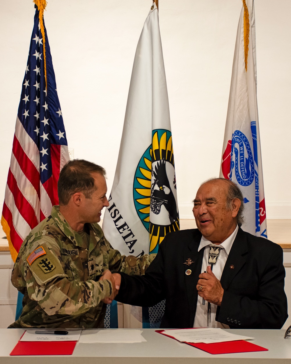 USACE, Pueblo of Isleta sign Tribal partnership agreement for Pottery Mound cultural preservation study