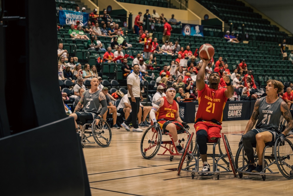 2024 Warrior Games – Wheelchair Basketball Competition