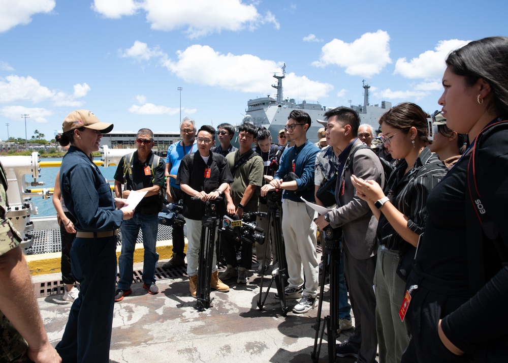 International Media Outlets Visit USS Carl Vinson During RIMPAC 2024