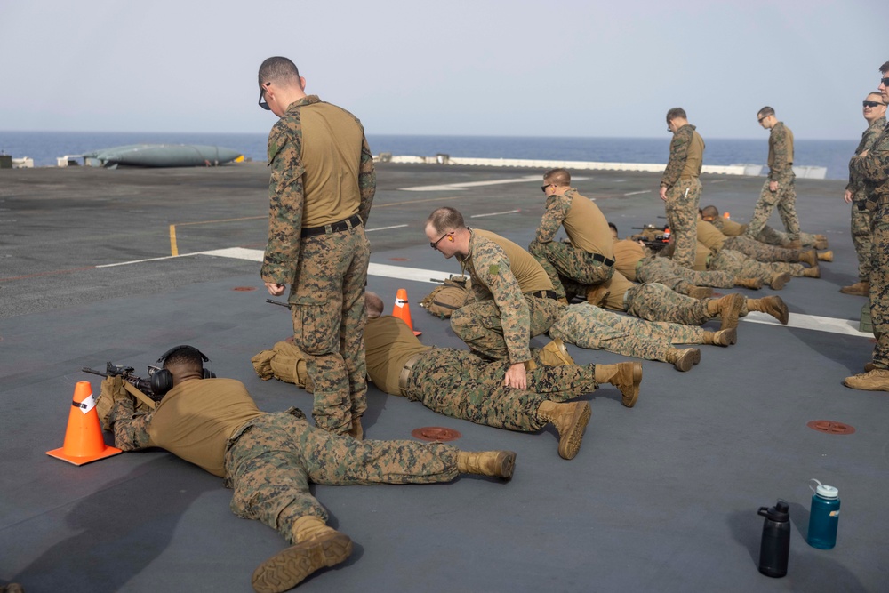 DVIDS - Images - BLT 1/8, 24th MEU (SOC) Battlesight Zero Range Aboard ...