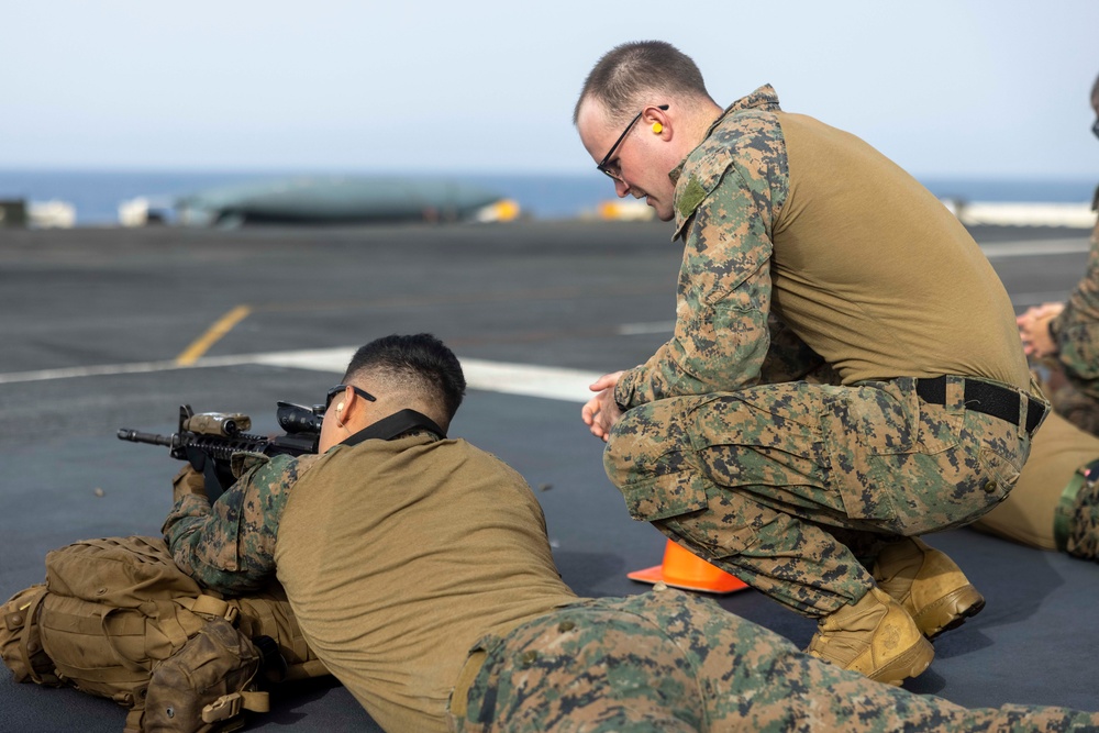 DVIDS - Images - BLT 1/8, 24th MEU (SOC) Battlesight Zero Range Aboard ...