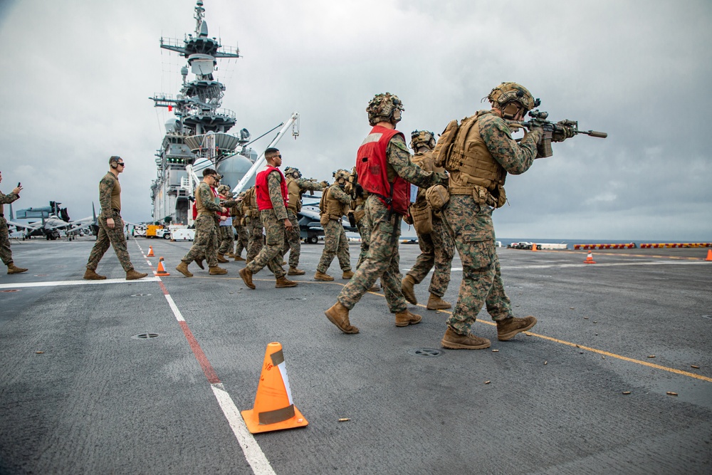 DVIDS - Images - BLT 1/8, 24th MEU (SOC) Deck Shoot Aboard USS Wasp ...