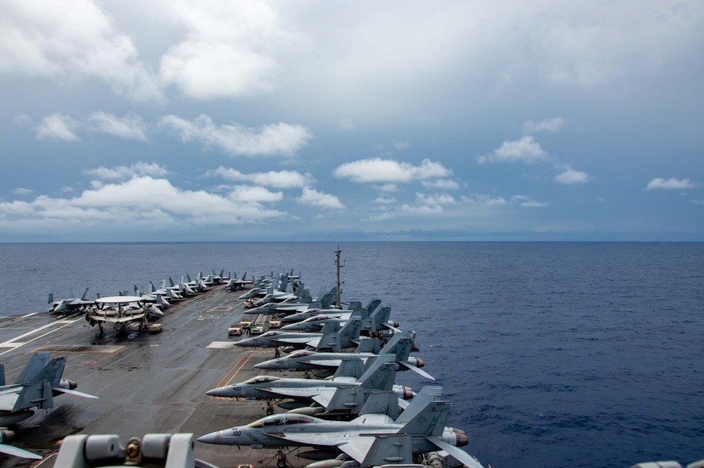 USS Ronald Reagan (CVN 76) conducts routine operations