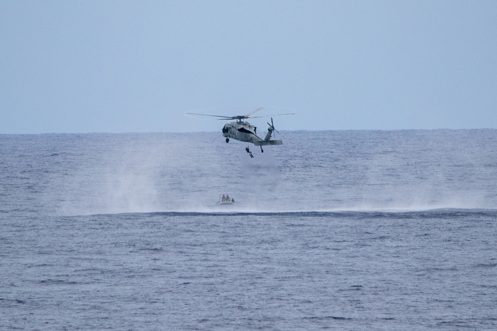 Daniel Inouye Conducts Joint Personnel Recovery Training Exercise with U.S. Air Force