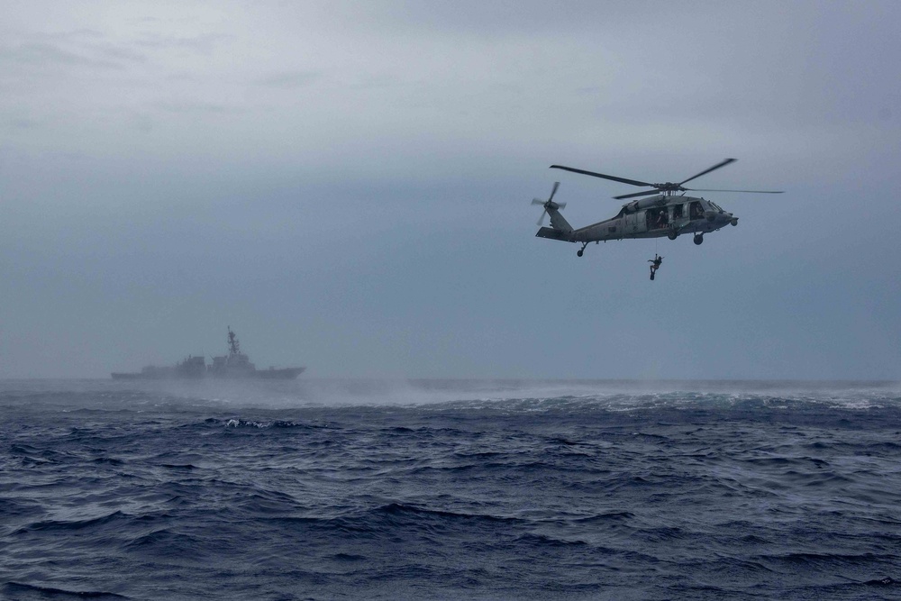 Daniel Inouye Conducts Joint Personnel Recovery Training Exercise with U.S. Air Force
