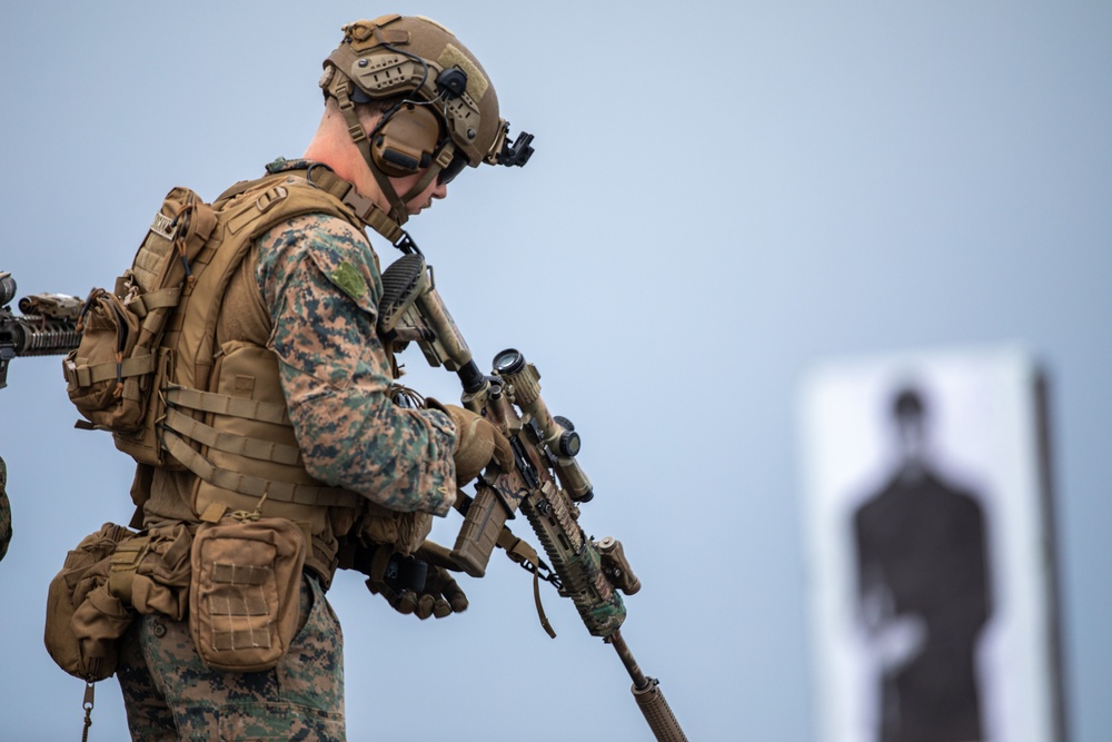 BLT 1/8, 24th MEU (SOC) Deck Shoot Aboard USS Wasp (LHD 1)