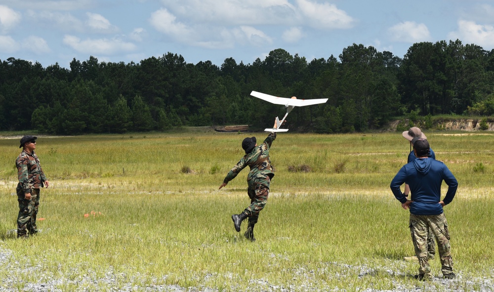 Security Force Professionals from Colombia and Costa Rica Take to the Sky!