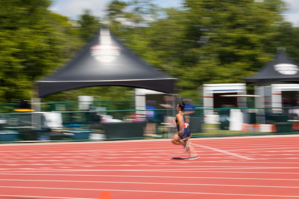 2024 DoD Warrior Games Athletes Race Toward Victory and Recovery with Adaptive Track Events