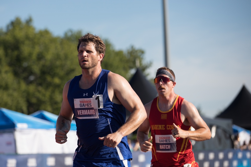 2024 DoD Warrior Games Athletes Race Toward Victory and Recovery with Adaptive Track Events