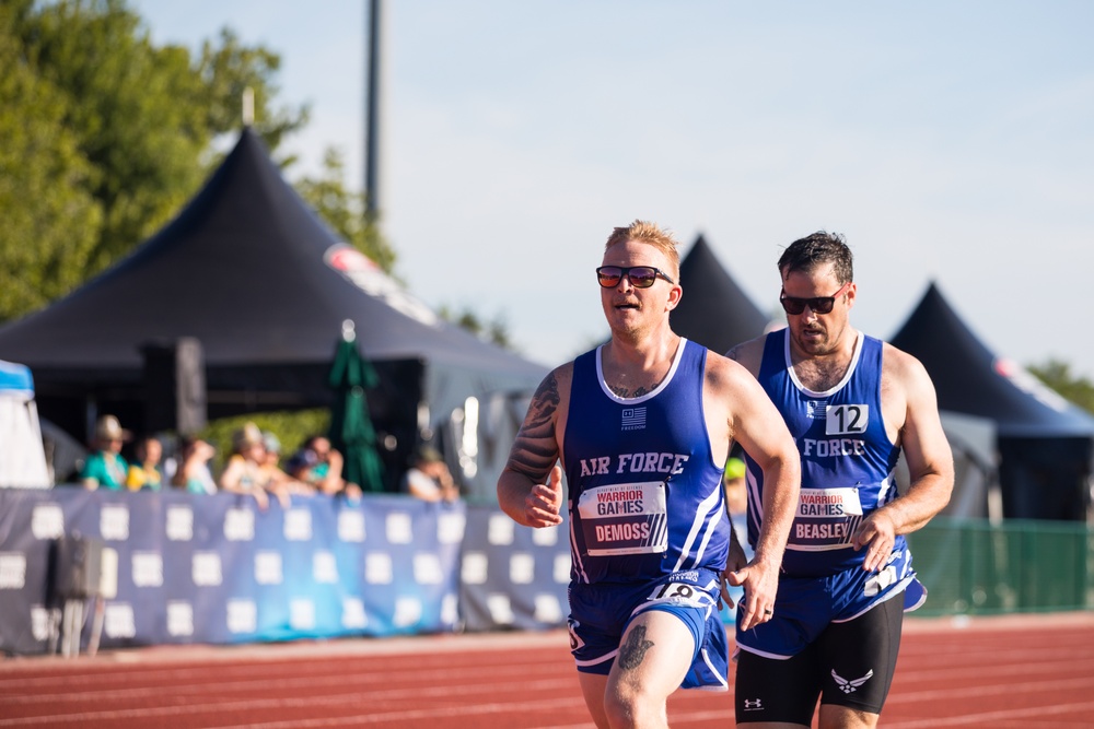 2024 DoD Warrior Games Athletes Race Toward Victory and Recovery with Adaptive Track Events