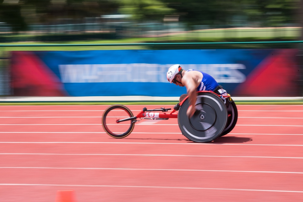 2024 DoD Warrior Games Athletes Race Toward Victory and Recovery with Adaptive Track Events