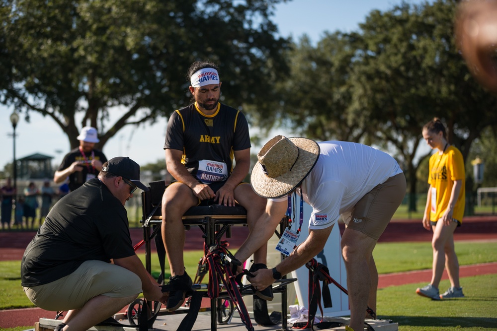 2024 DoD Warrior Games Athletes Send It With Adaptive Field Events