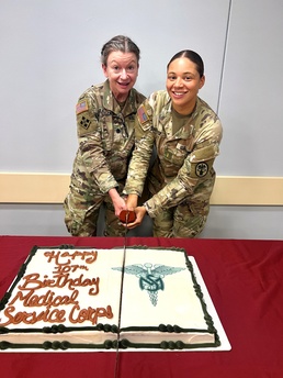 Fort Johnson Medical Service Corps Officers celebrate 107 years
