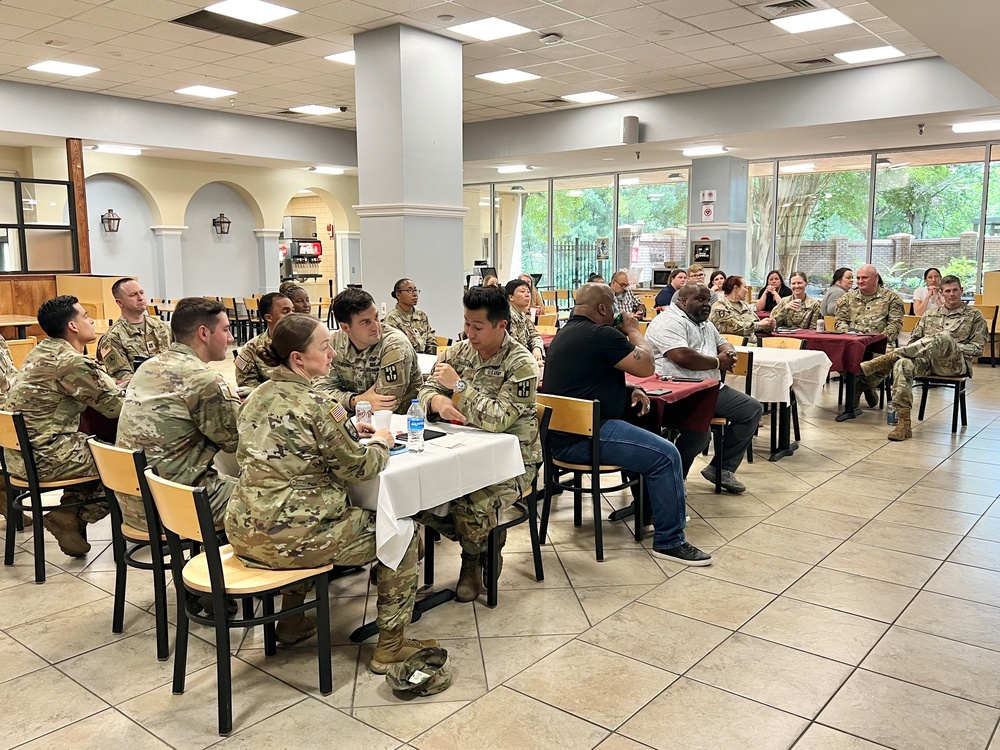 Fort Johnson Medical Service Corps Officers celebrate 107 years