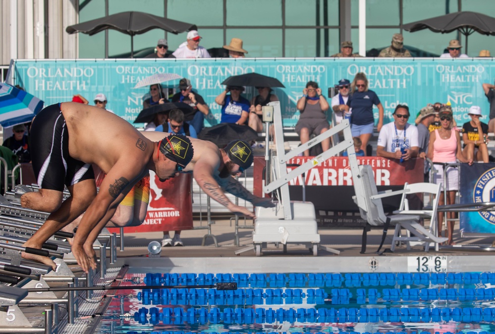 2024 DoD Warrior Games Athletes Dive Into the Swimming Competition