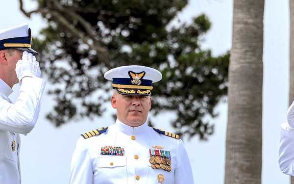 U.S. Coast Guard MSST LA/LB holds change of command, welcoming new commanding officer