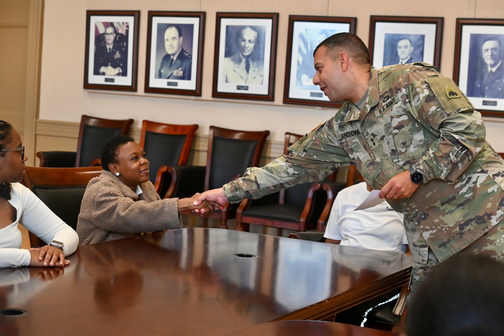 D.C. National Guard welcomes 2024 Mayor Marion S. Barry Summer Youth Employment Program (MBSYEP)