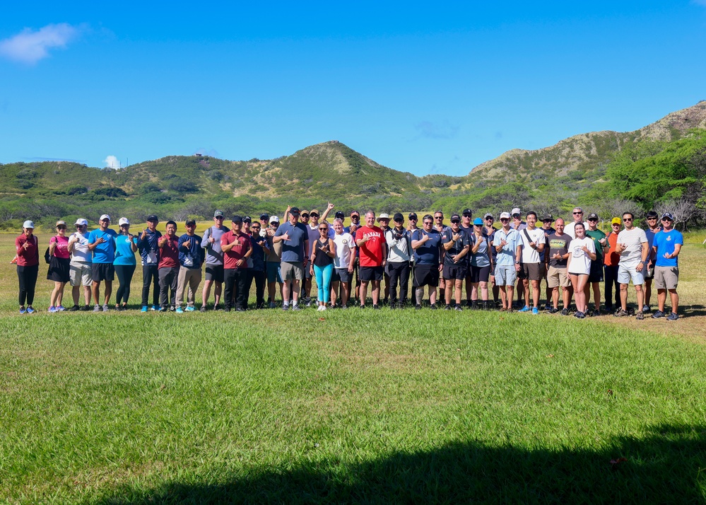 RIMPAC 2024 Combined Maritime Component Hikes Diamond Head