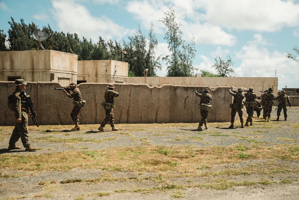 U.S. Marines partner with Tongan Forces to conduct urban warfare training at RIMPAC 2024