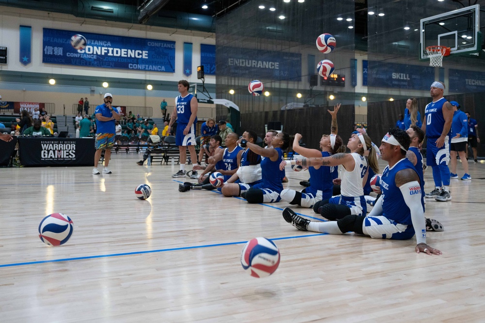 2024 Warrior Games | Sitting Volleyball | Team Air Force