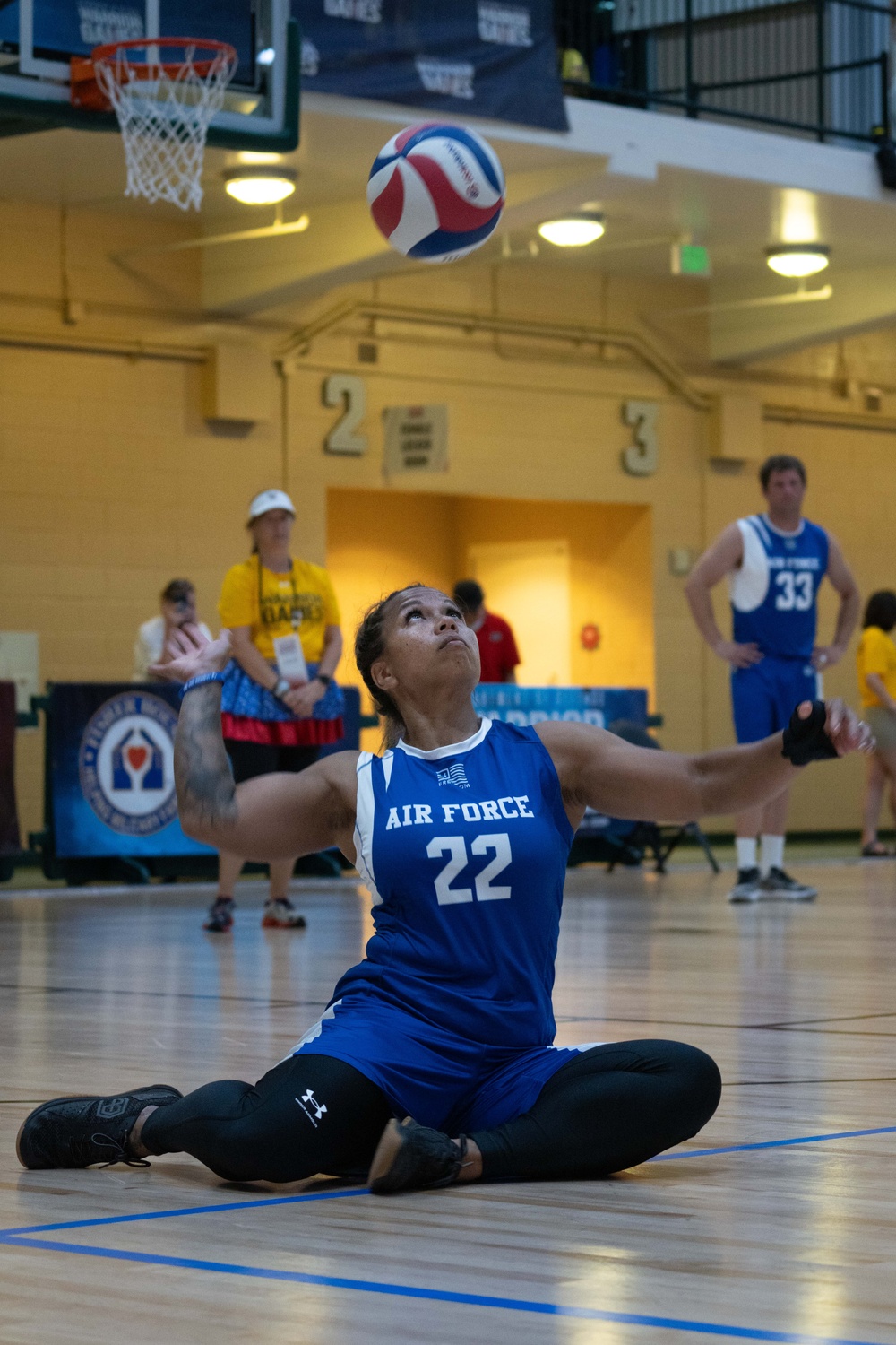 2024 Warrior Games | Sitting Volleyball | Team Air Force | MSgt Kamaile Casillas