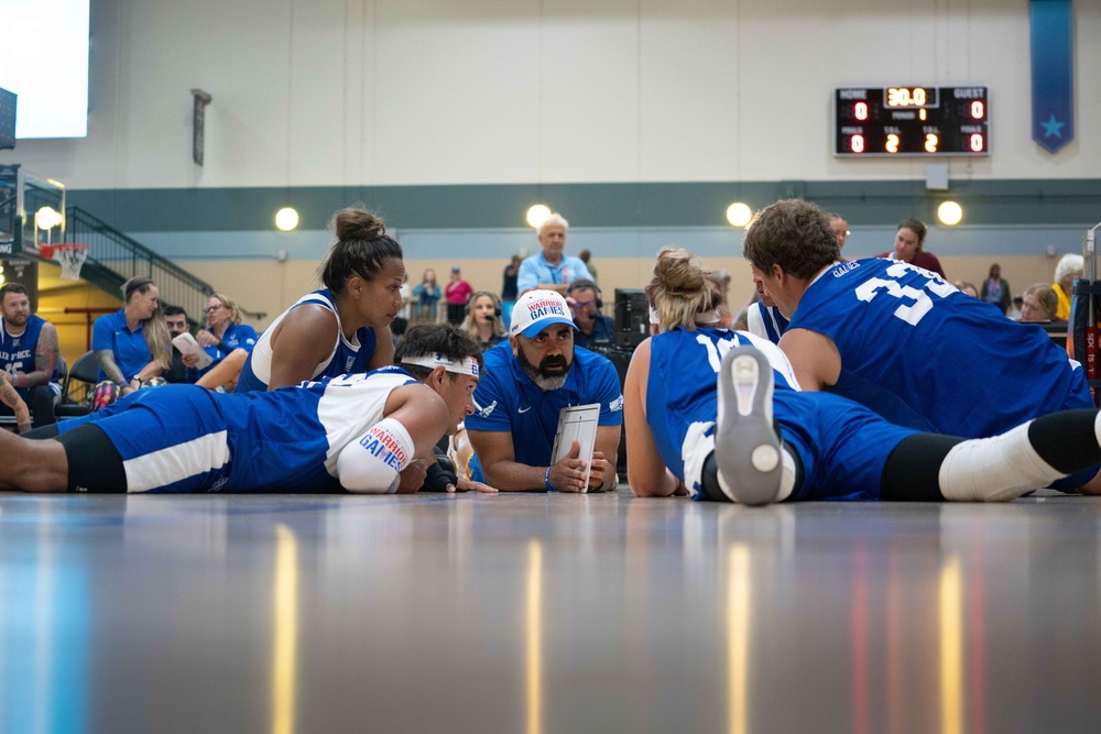 DVIDS Images 2024 Warrior Games Sitting Volleyball Team Air