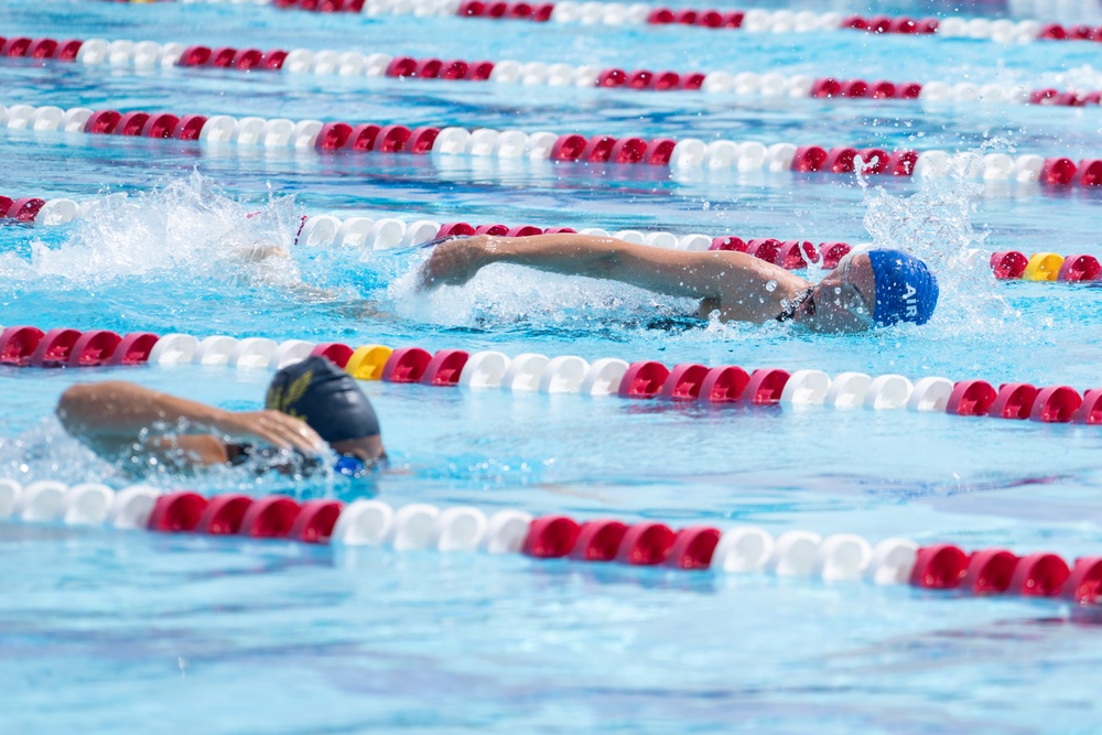 2024 Warrior Games | Swimming | Team Air Force | Lt Col Amy Campbell