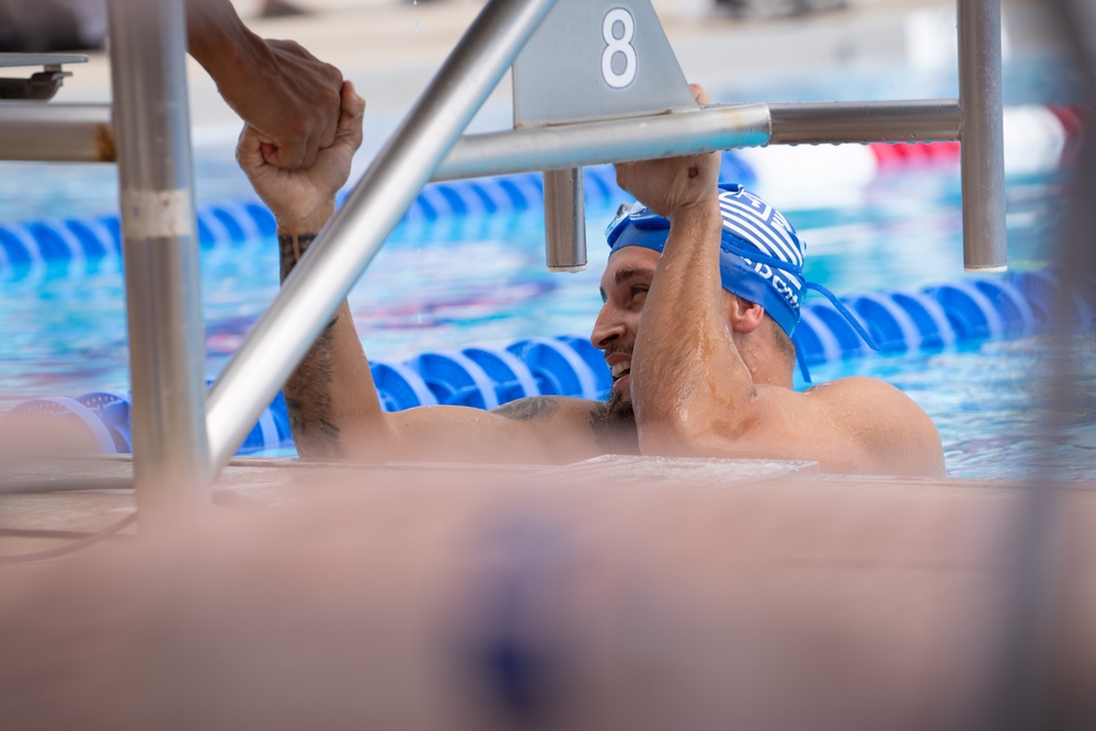 2024 Warrior Games | Swimming | Team Air Force | SrA Jomar Rodriguez Pagan (ret)