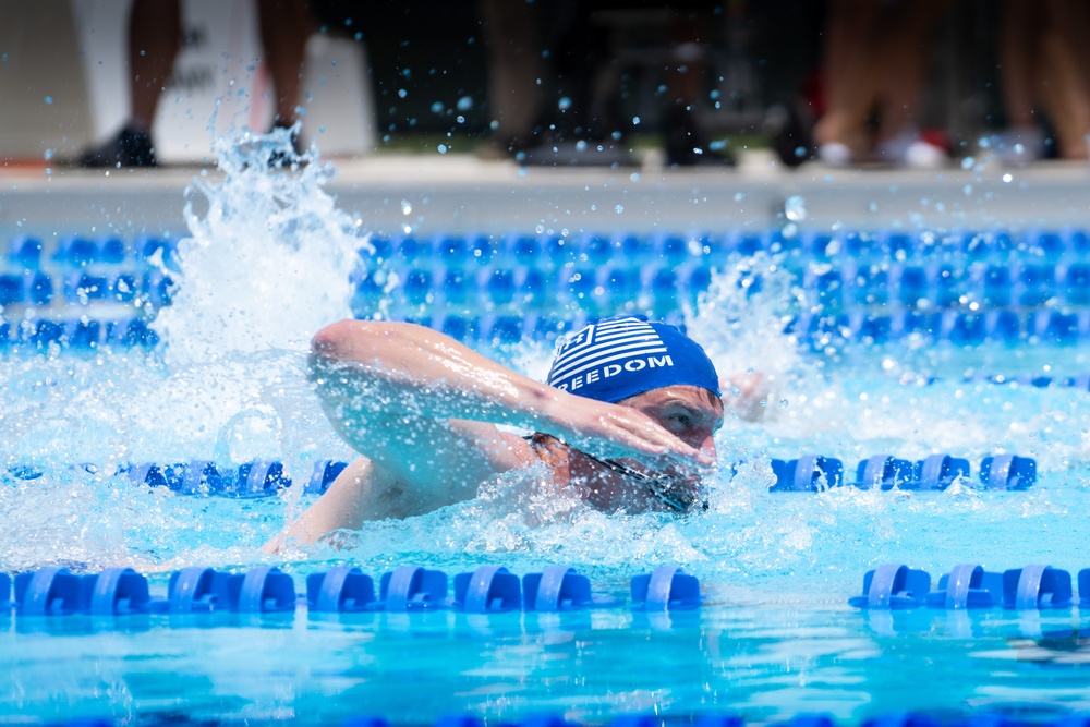 2024 Warrior Games | Swimming | Team Air Force | MSgt Paul Vermaire (ret)