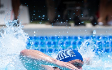 2024 Warrior Games | Swimming | Team Air Force | MSgt Paul Vermaire (ret)